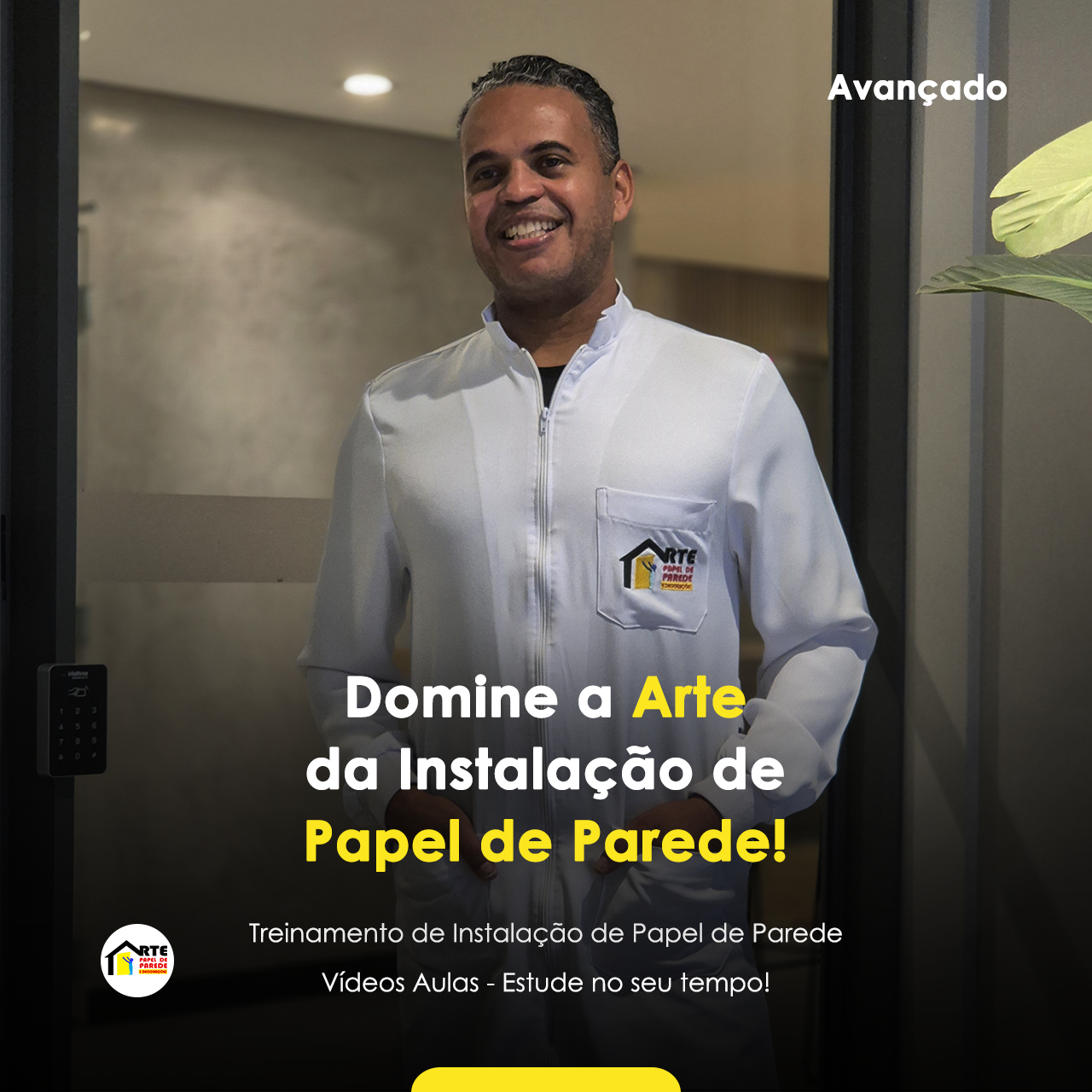 Curso Online de Instalação de Papel de Parede